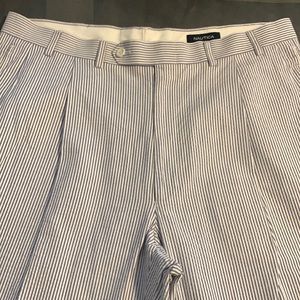 Native seersucker suit pants